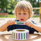 Custom Kawaii Name Tag Sticker Waterproof Stickers Decals Personalized Label for Children School Stationery Bottle