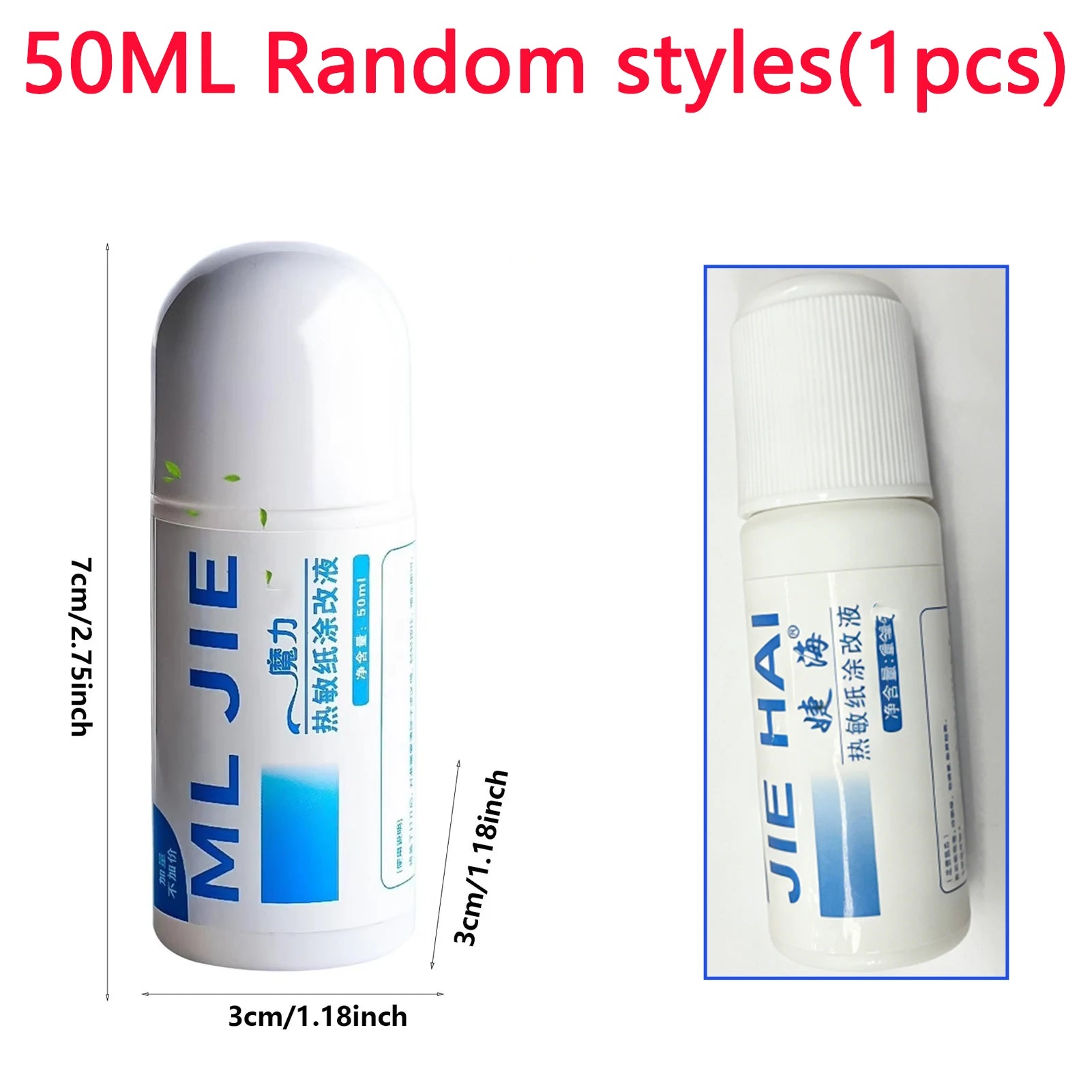 Portable Thermal Paper Correction Fluid Fast-Drying Anti Peep Identity Information ID Info Privacy Protector Quick Eraser Covera