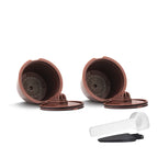 Refillable For Dolce Gusto Capsule Silicone Sleeve Stainless Steel Metal Dolci Gusto Coffee Maker Coffee Scoop Tamper i Cafilas