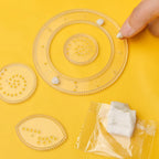 22pcs Spirograph Ruler Set Geometric Ruler Mathematical Roulette Drawing Tools Learning Painting Creative Educational Art Tool