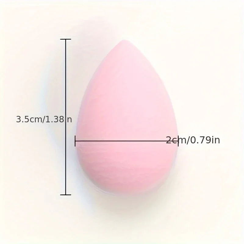 10/20/30PCS Mini Makeup Sponges Set - Blending Sponge for Blush, Contour, Powder & Liquid Foundation, Dry/Wet Use, Light Beige