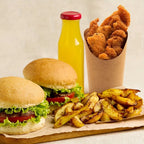 50/100PCS Disposable French Fries Cups Kraft Paper Snack Cups Ice Cream Waffles Dessert Catering Party Food Containers Supplies