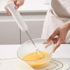 Milk Frother Machine Wireless Electric Mixer, Hands - Free 2 In1 Whisk, 3 - Speed Rechargeable For Baking/Coffee Frothing