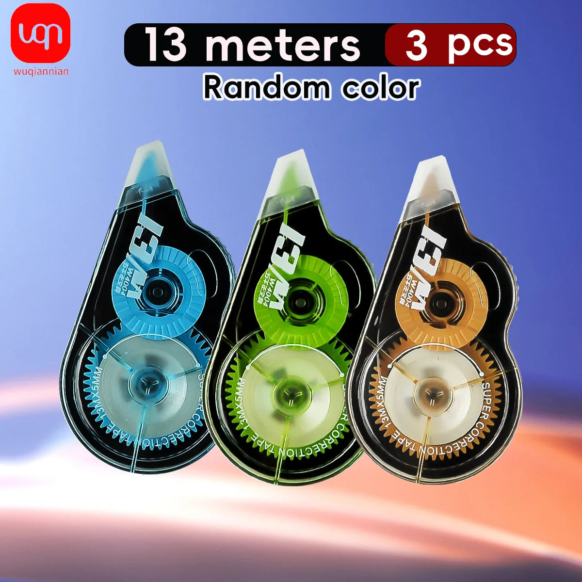 WQN-1pc Correction Tape Correction Tape Material Stationery Writing Correction Office School Supply