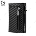 Multi-card Slot Men Wallet Business Card Holder Fashion Folding Large-capacity Coin Purse PU Leather Black Short Purse Card Case