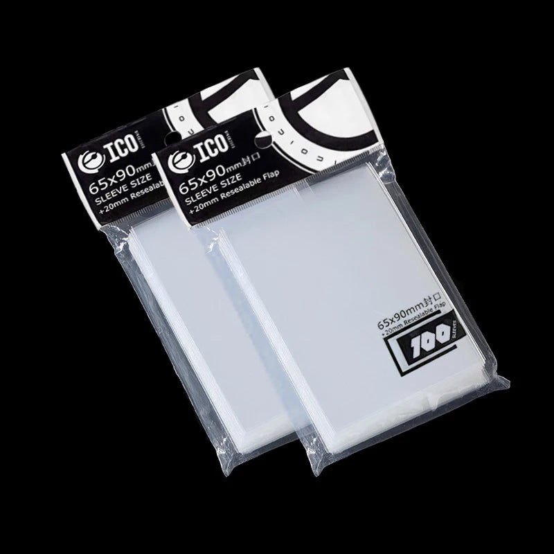 100pcs/pack 65*90mm Card Sleeves Card Protectors Perfect Size for Football Cards, Sport Cards, MTG Cards Collection Card Storage