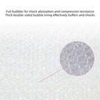 100Pcs White Bubble Envelopes With Bubble Buffering And AntiCollision SelfAdhesive Sealing Strips For Express Packaging