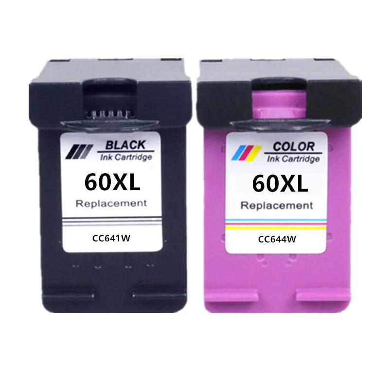Compatible for HP 60 XL Ink Cartridge for HP60 60xl Deskjet F2480 F2420 F4480 F4580 F4280 D2660 D2530 D2560 PhotoSmart C4680