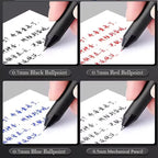Multifunctional 4-color-in-one gravity-sensing pen metal ballpoint pen/Mechanical Pencil,Black/Red/Blue Ink Oil Signing canetas