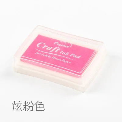 1pc 15 Colors Big Ink Pad Stamp Planner Scrapbooking Silicone Stamps Inkpad Diy Diary Greeting Card Making Supplies Inpad
