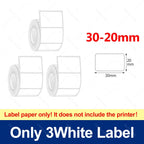 YINSITOM 20-50mm Mini Portable Thermal Printer Bluetooth Barcode Hand Multifunctional Price Label Sticker Maker Android / iOS
