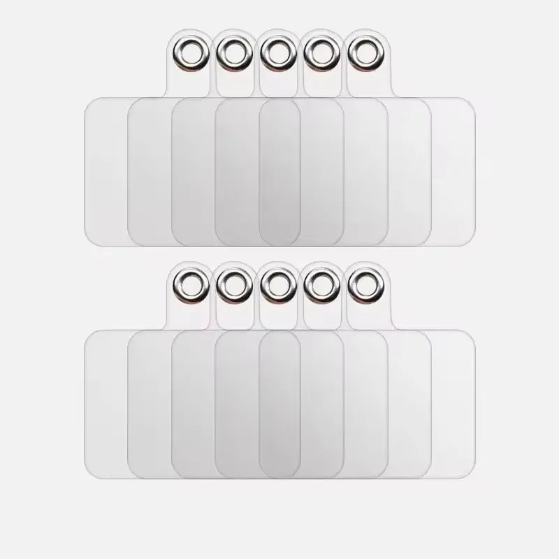 1-30pcs Strong Transparent Phone Lanyard Cads Universal Mobile Phone Flexible Tether Tabs Clear Hanging Strap Patches Cord Clip