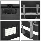 File Box with Lock,Fireproof Box File Storage Organizer Anti-Static Box,Collapsible Fireproof Document Box Filing Box with Handl