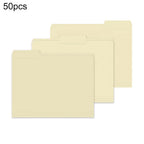 50Pcs Manila File Folders Standard Letter Size File Folders Business Document Organizers Home Office Organization School Supply