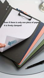 A4 File Folders Clipboard Writing Pad Memo Clip Board Double Clips Test Paper Storage Organizer For School Stationary Supplies