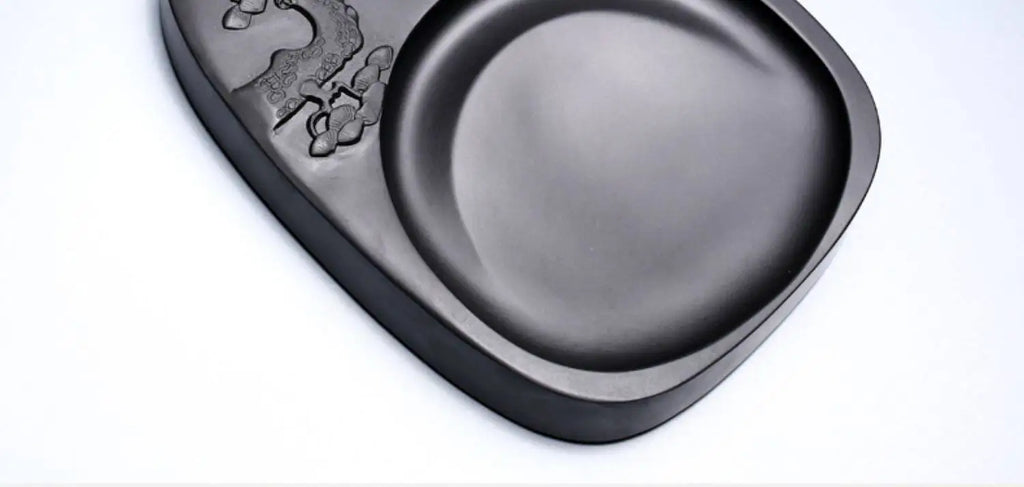 Exquisite Traditional Portable Lightweight Calligraphy Inkstones Huizhou Ink Slabs Perfect for Brush Writing Students Inkstone
