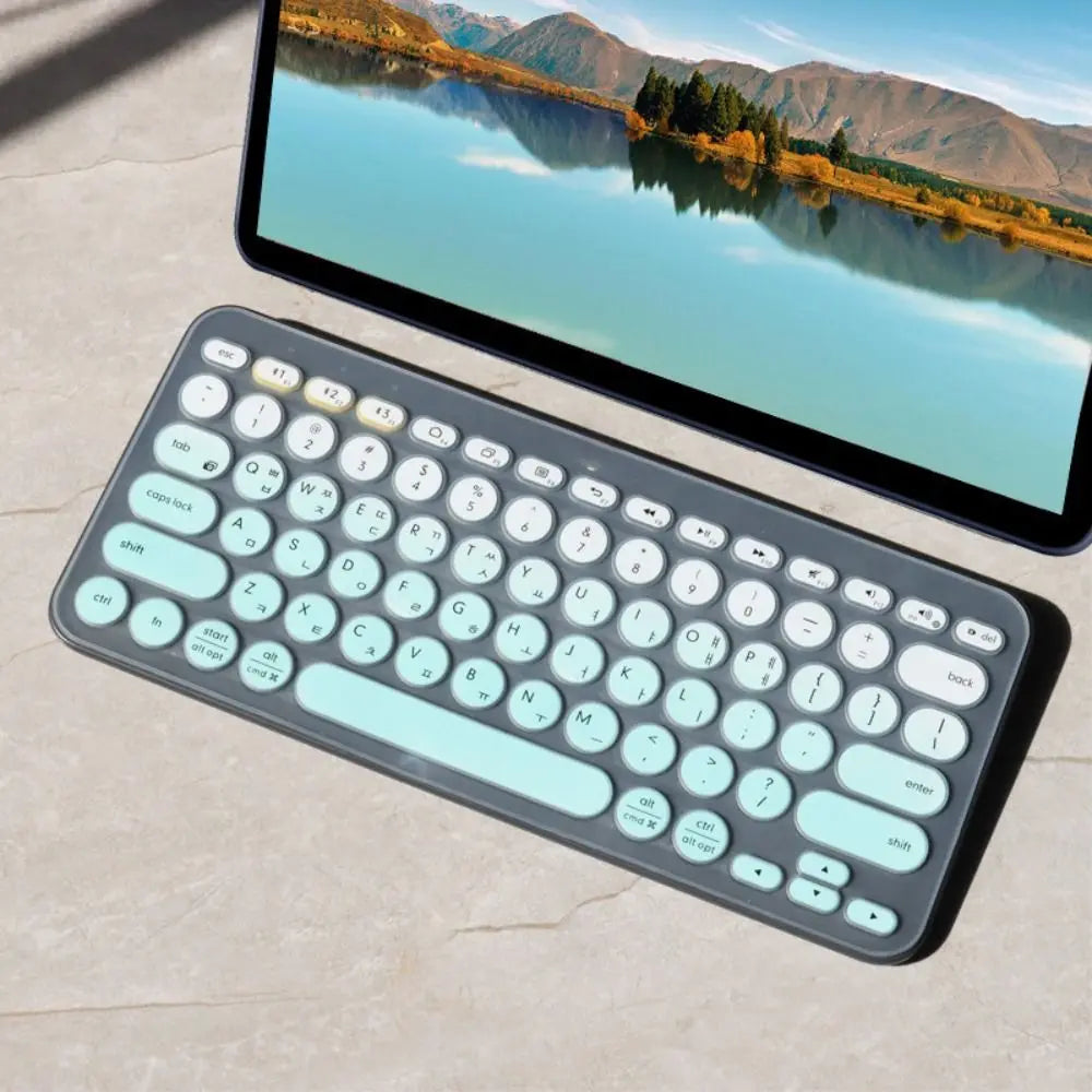 Transparent Korean Keyboard Cover Durable Wear-resistant Protective Skin Dustproof TPU for Logitech k380