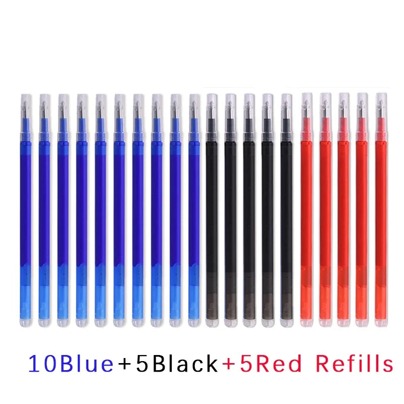 Pilot Erasable Gel Pen Magic Blue Black Red Ink 0.5mm Erasable Refill Rods Japanese Stationery Office School Writing Supplies