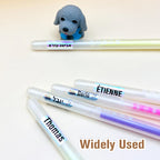 Custom Waterproof Name Tag Sticker Kawaii Rainbow Stickers Decals Personalized First Name Label for Children School Stationery