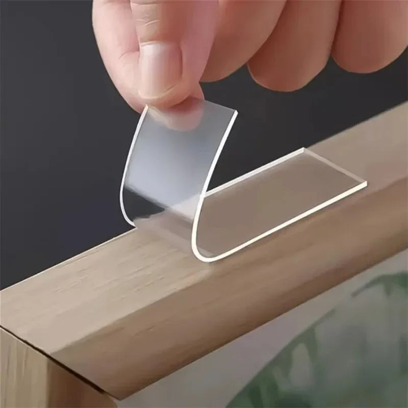 300Pcs Double Sided Adhesive Tape Nano Reusable Super Strong Transparent Wall Stickers WaterProof Widely Used Wall Mount Sticker