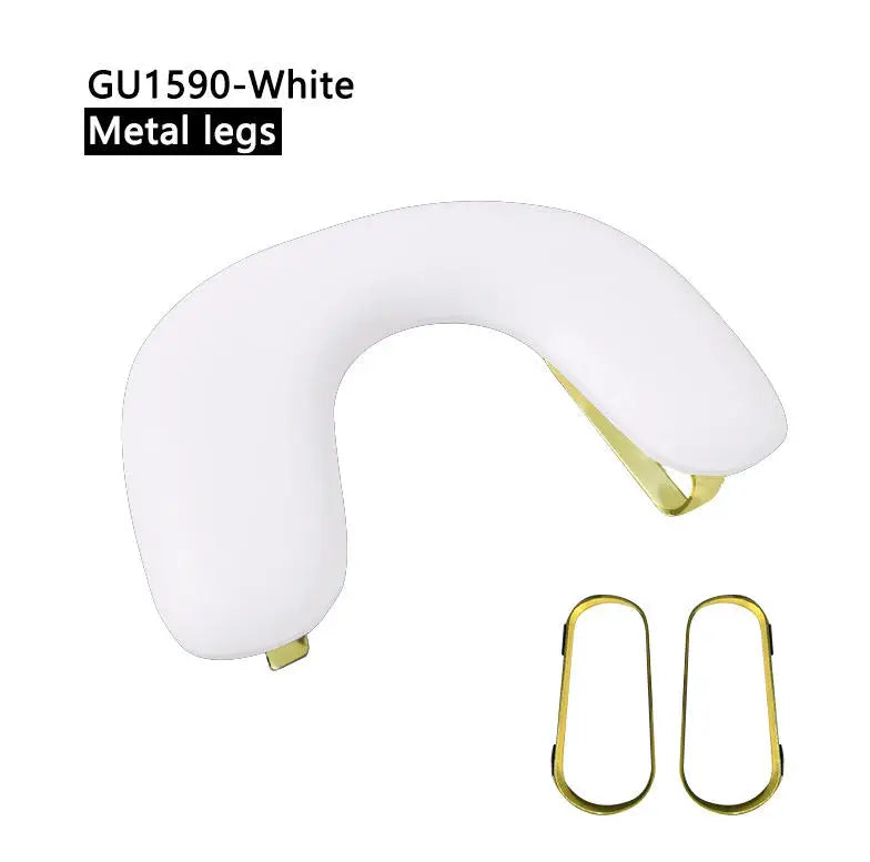 Nail Arm Rest with Rotating Phone Holder, Arm Rest for Nails Tech, PU Leather Nail Tech Arm Rest, U-Shaped Hand Rest