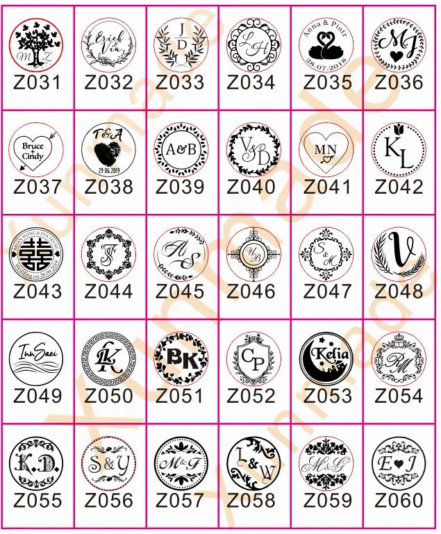 Customize Embossing Stamp Wedding Monogram Embosser Stamp,Personalized 2 initials Embosser Stamp,Wedding gift,hand held embosser