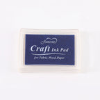 Ink Pad Ink Stamp Pad for DIY Craft Rubber Self Inking Roller Stamps Stationery Album for Scrapbooking Paper Decoration