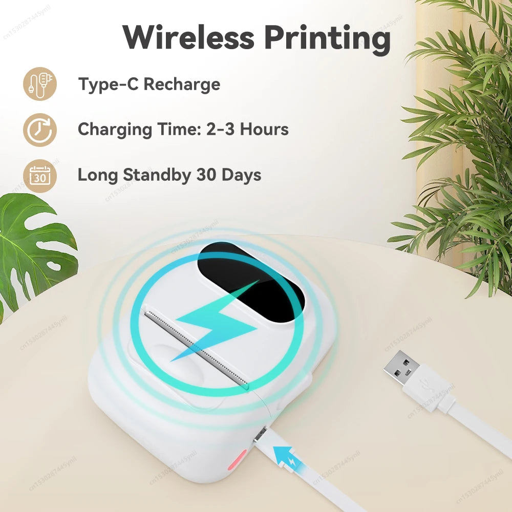 P50 Adhesive Label Printer Similar as M110 Marklife P50 E210 Label Machine Inkless Thermal Label Maker Or 1PK P50 Label Sticker