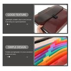 A4 Size Expanding Accordion File Folder Portable Document Organizer for Papers Receipts Bills Coupons Tickets Business Cards
