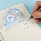 1 Correction Tape + 1 Correction Liquid Kawaii White Out Combo Quick Dry & Clean Finish Student Mistake Cover Tools Stationery