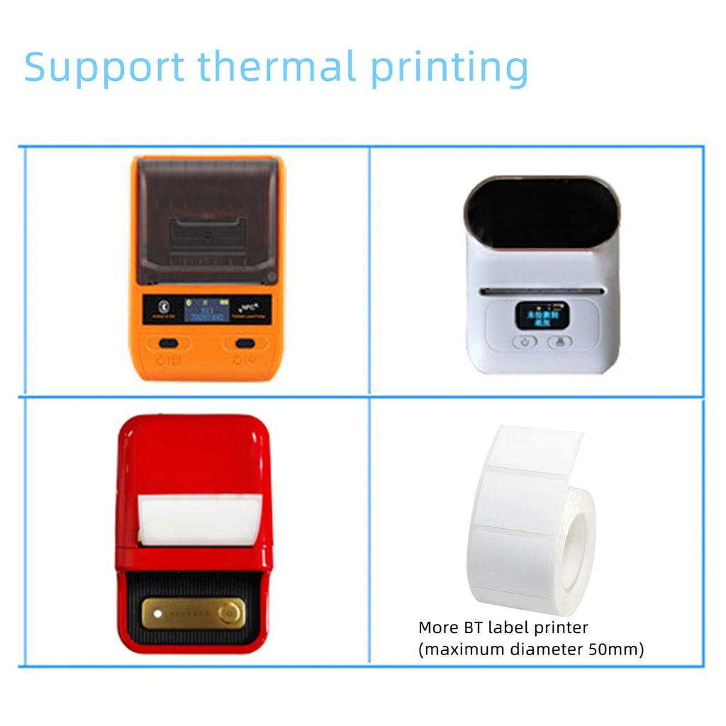 50*30mm 230 Sheets Waterproof Thermal Labels Self-adhesive Label Stickers 2.0x1.2 Inch Shipping Labels for Printer B11/B21/B3S