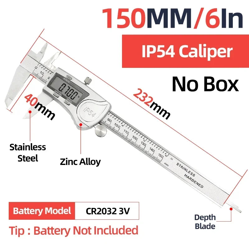 Fraction Metal Caliper Digital Pachymeter Vernier Calipers Measuring Tools Professional And Digital Pachymeter Electronic Ruler