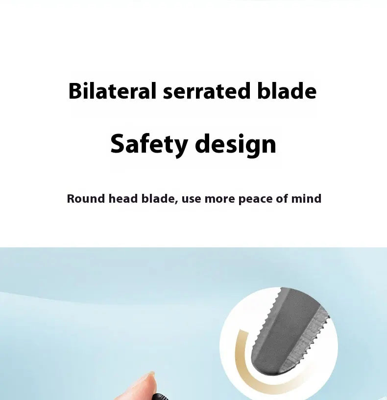 NUSIGN Magnetic Mini Box Cutter Portable Retractable Blade Paper & Letter Opener Durable ABS Material for Office & Home Use