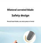 NUSIGN Magnetic Mini Box Cutter Portable Retractable Blade Paper & Letter Opener Durable ABS Material for Office & Home Use