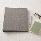 Loose-Leaf Notebook Cover Fabric Binder Refillable 3-Ring Binder Suitable for Paper Documents Music Scores Notebook