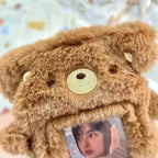 Multifunctional Photocard Case Bear/Rabbit/Chick Bus Door Cards Sleeve Cute Cartoon Photo Card Holder School Office