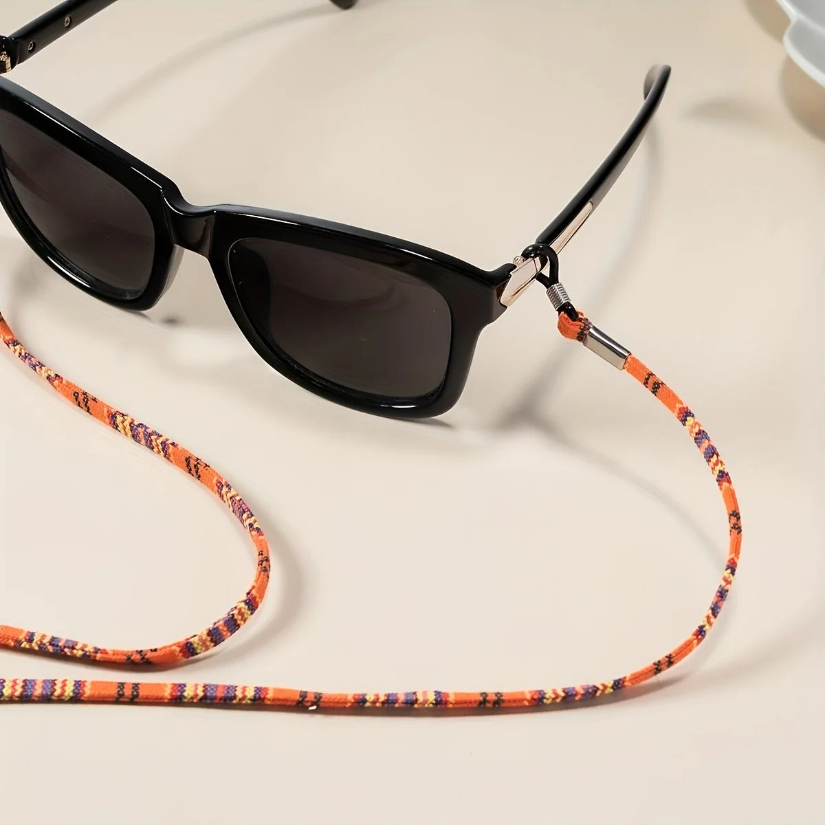 3pcs Glasses Sunglasses Cotton Neck Strap Fixing Strap Glasses Hanging Neck Strap High End Ethnic Rope Glasses Chain