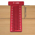 Aluminum T Square Marking Gauge Right Angle Protractor Dual Scale Woodworking Carpenter Layout Scribing Ruler