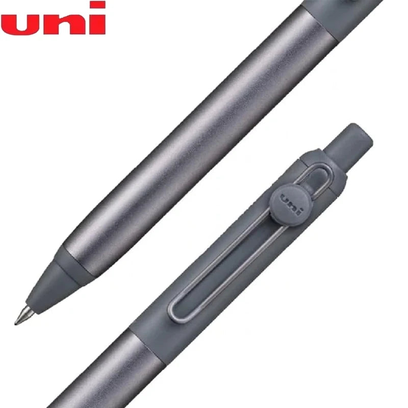 New Uni uniball Zento Flow Metal Rollerball Pen Aluminum Grip Gel Pens 0.5mm Water-Based Black Ink Ultra Smooth Writing Japan