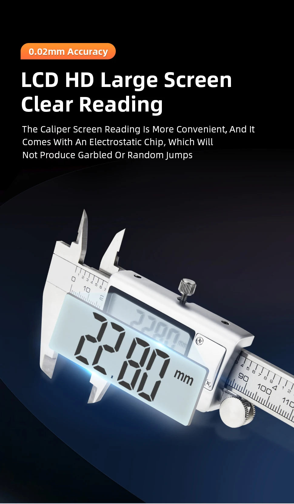 Metal Caliper Digital Caliper Stainless Steel Digital Pachymeter Digital Micrometer Vernier Calipers Metal Gauge Measuring Tools