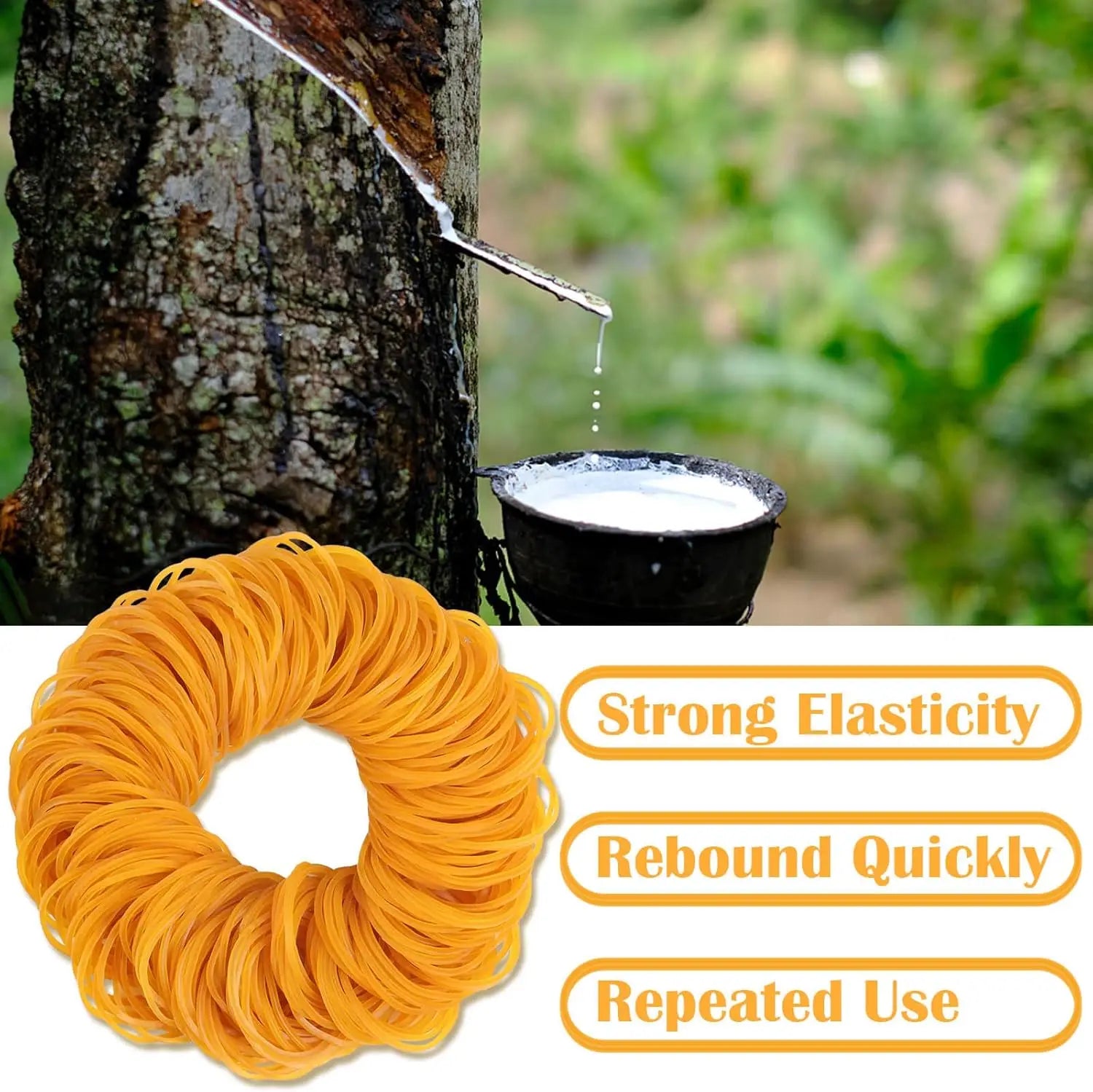 100/200Pcs Rubber Bands mini Rubber Band Soft Elastic Bands Braids Hair Elasticity Fasteners For School Home Offic Diam1.9-6cm