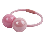 2pcs/lot Baby Girls Cute Cartoon Ball Hair Bands Children Lovely Scrunchies Rubber Bands Kid Hair Accessories