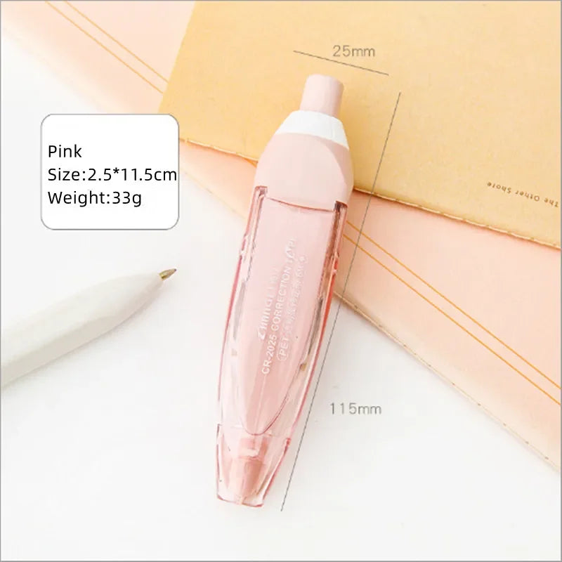 Press Type Correction Tape Ins Simplicity Korean Solid Color Correction Tape Lovely Stationery Correction Tape Student Supplies