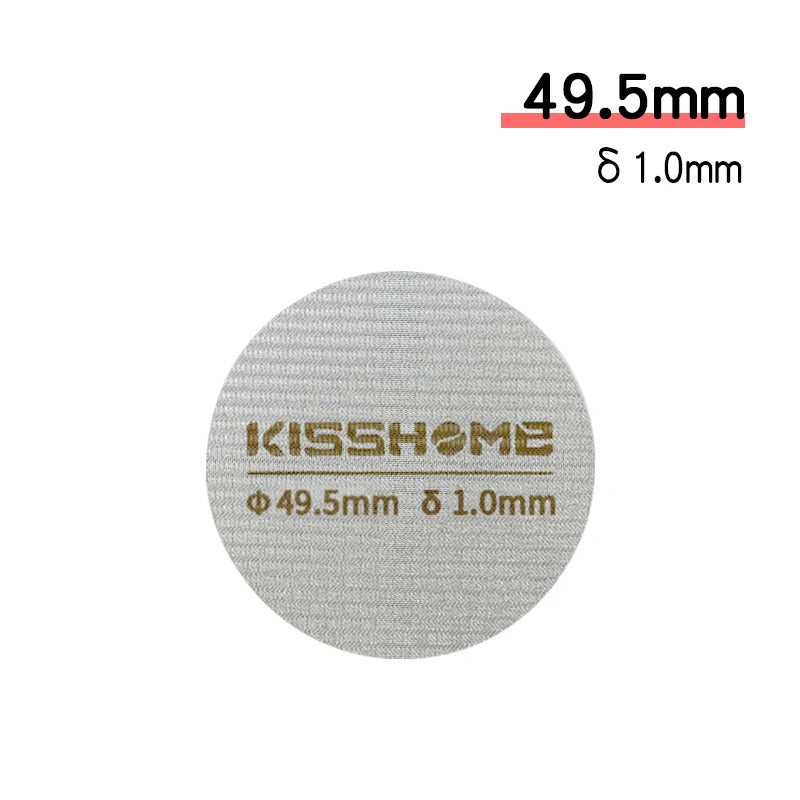 Coffee Puck Screen Fit 51mm 53.5mm 58.5mm Reusable Ground Filter Mesh Heat Resistant Metal For Espresso Accessories Barista Tool