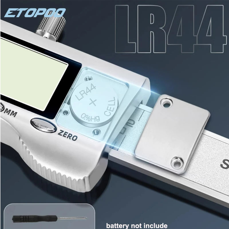 0-50MM Digital Caliper with Metal Screen  Portable Digital Wear Resistance Rust Industrial Measuring Tool