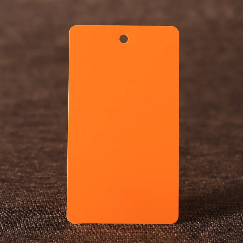 100 pcs 5X9 cm Stock Blank PVC Square Hang Tag/Price Tag/Colorful Waterproof Plastic Tag/Clothing Tag/DIY Gift Tag