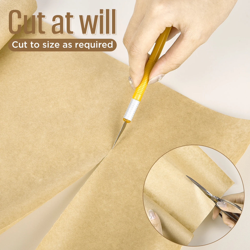 1 Roll 10M 10/30/40/45cm Of Kraft Paper Roll For Gift Wrapping Moving Packing Brown Paper Roll For Painting,Crafts,DIY Making