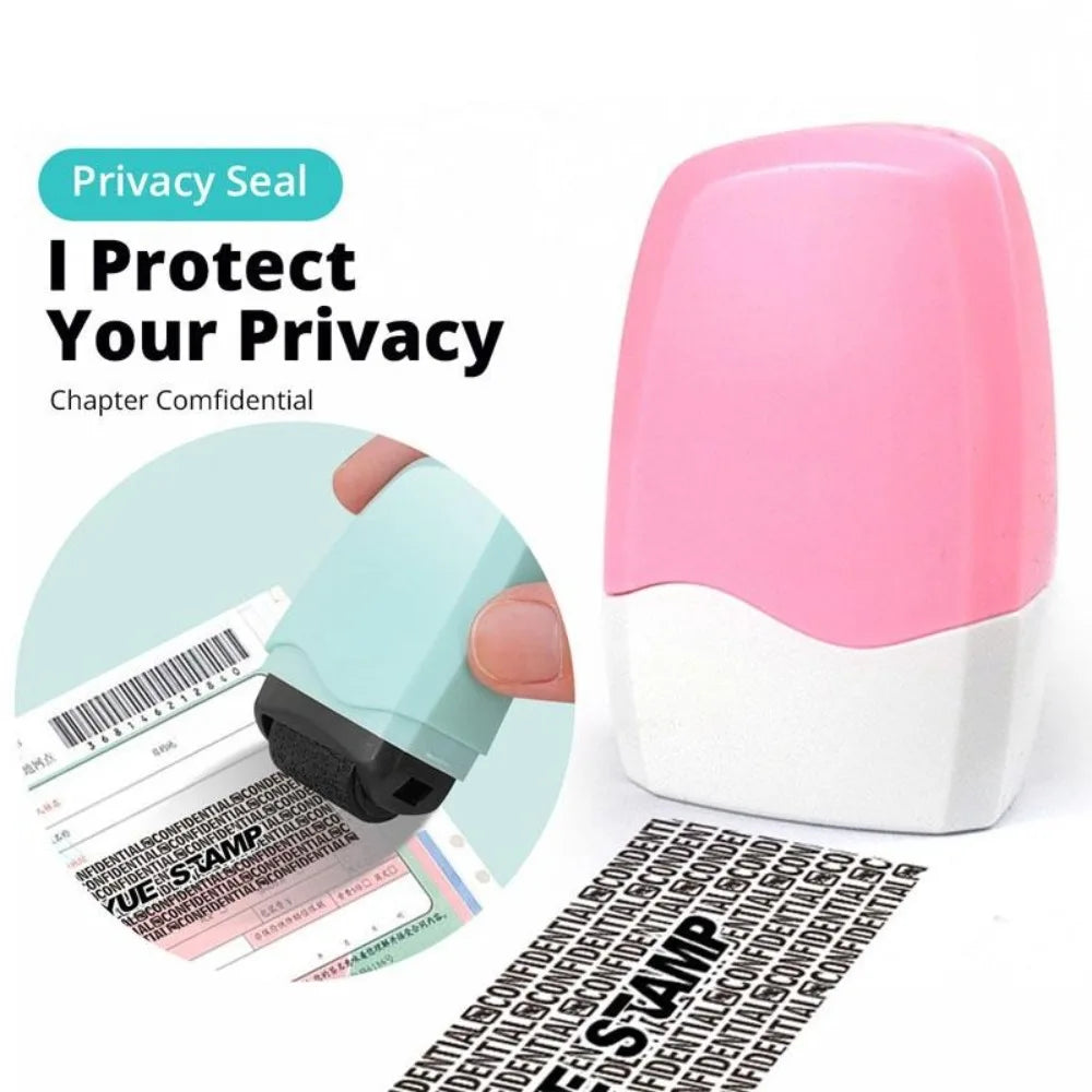 Stamp Roller Confidential Seal  Express Single Information Privacy Garbled Code Eraser Reusable Privacy Cover Eliminator