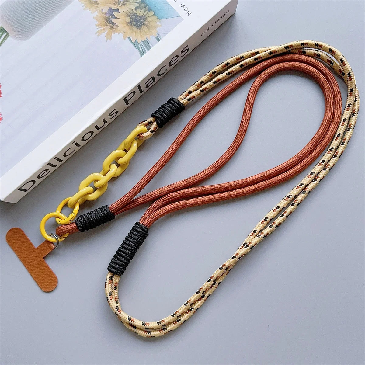 1Pc Long Mobile Phone Strap Portable Crossbody Strap Phone Case Universal With Phone Strap Connection Lanyard ﻿