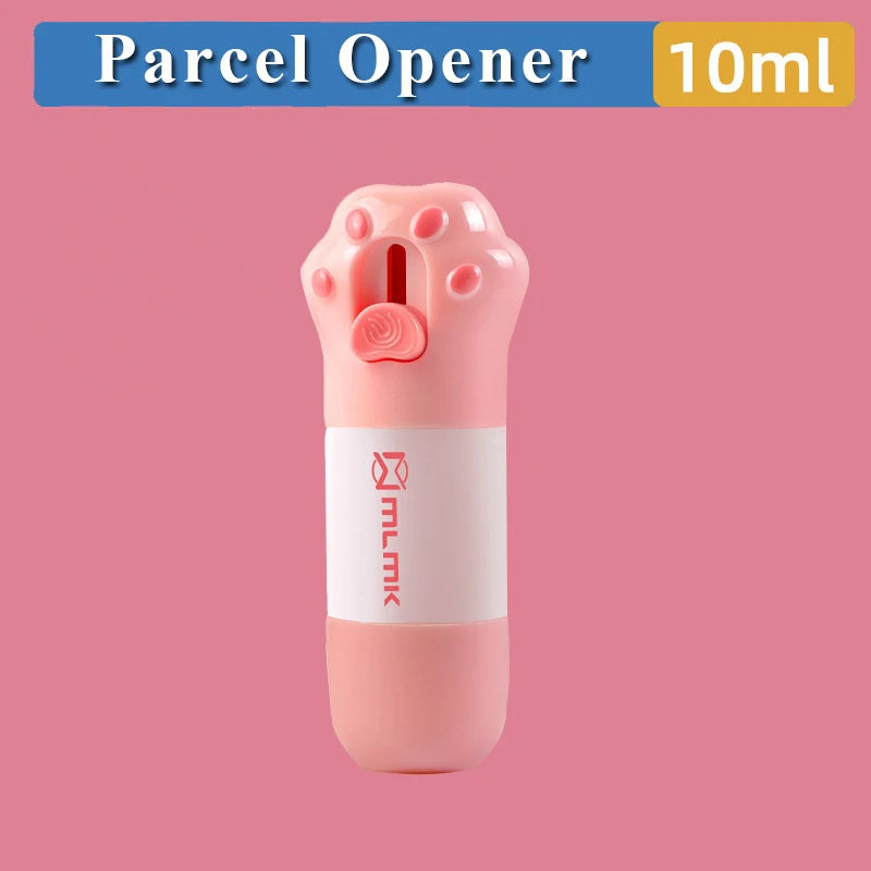 2 in 1 Thermal Paper Correction Fluid with Unboxing Knife Durable Home Anti Peep Identity Protection Fluid Eraser Stamp